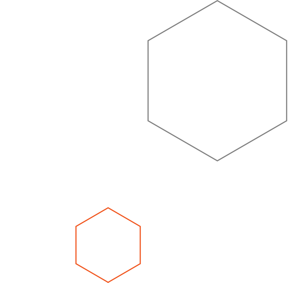 Hex Graphic Bottom
